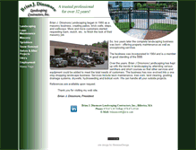 Tablet Screenshot of bjdinsmorelandscaping.com